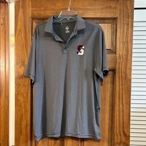 Under Armor - Springfield College 1/4 Button Down Collar Short Sleeve Shirt